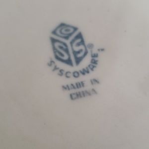 Lot of 6 coffee saucers syscoware